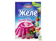 Желе зі смаком Лісових ягід 90г ТМ Iris