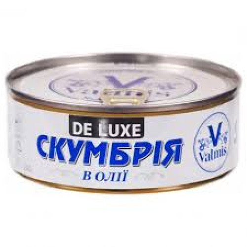 Скумбрія в олії 240г Валміс Делюкс фото 1 з 1
