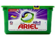Капсули для прання Ariel Color все в 1 33 цикли прання, 33шт