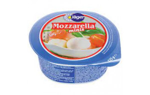 Сир моцарелла мини 125г Jager