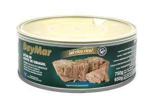 Тунець шматочками BayMar в олії ж/б 750г