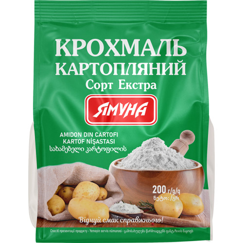 Крохмаль картопляний Ямуна 200г фото 1 з 1