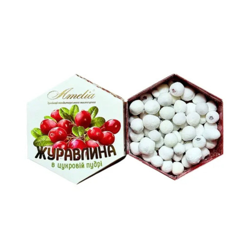 Драже Журавлина в цукрі 100г фото 1 з 1