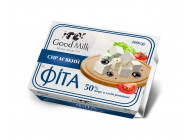 Сир м'який "Фіта" 50% 200г Ванночка ТМ Good Milk