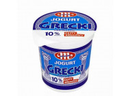Йогурт грецький натуральний 10% 400г Mlekovita 