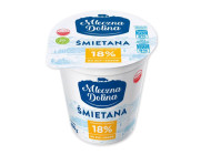 Сметана 18% 330г Mleczna dolina (стакан)