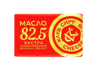 Масло 82,5 % Екстра 180г ТМ Клуб Сиру