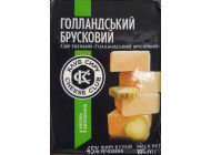 Сир Голландський брусковий фасований 185 г Клуб Сиру